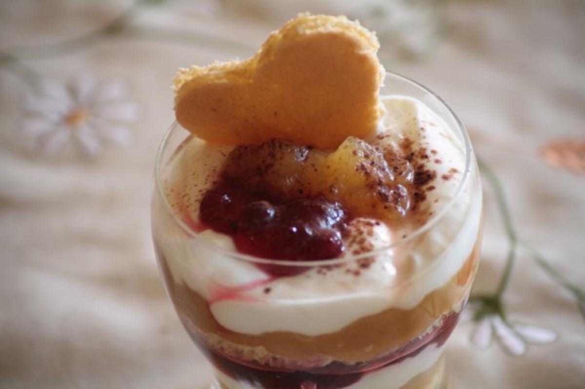 Bilder für Apfel-Preiselbeer-Tiramisu - Rezept