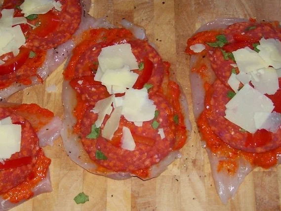 Rezept: Würzige Hähnchenbrustfilets mit Chorizo-Füllung und grünen Bohnen Bild Nr. 6 Würzige Hähnchenbrustfilets mit Chorizo-Füllung und grünen Bohnen - Rezept - Bild Nr. 6