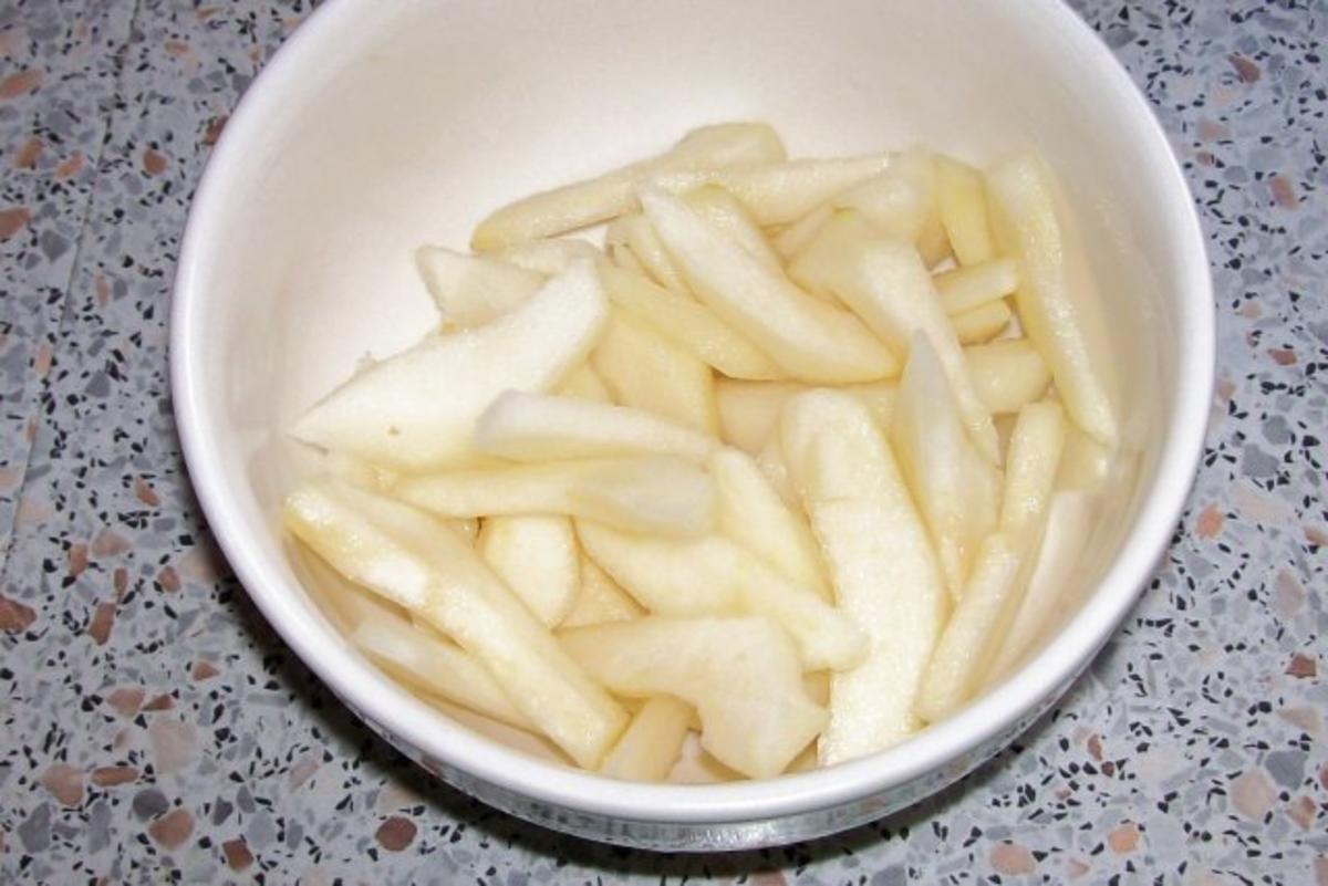 Würziges Kartoffel-Birnen-Gratin mit Gorgonzola - Rezept - Bild Nr. 3