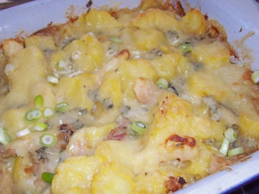 Würziges Kartoffel-Birnen-Gratin mit Gorgonzola - Rezept - kochbar.de