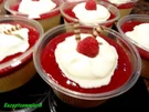 Dessert:   BAYRISCHE CREME mit Himbeermus - Rezept