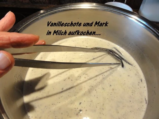 Dessert:   BAYRISCHE CREME mit Himbeermus - Rezept - Bild Nr. 7