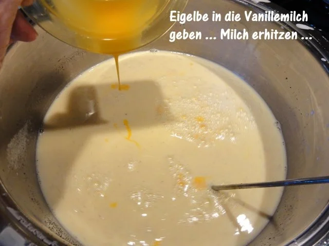Dessert:   BAYRISCHE CREME mit Himbeermus - Rezept - Bild Nr. 8