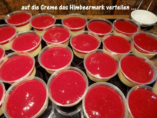 Dessert:   BAYRISCHE CREME mit Himbeermus - Rezept - Bild Nr. 11