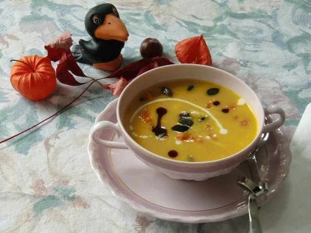 Kürbissuppe mit Porree - Rezept
