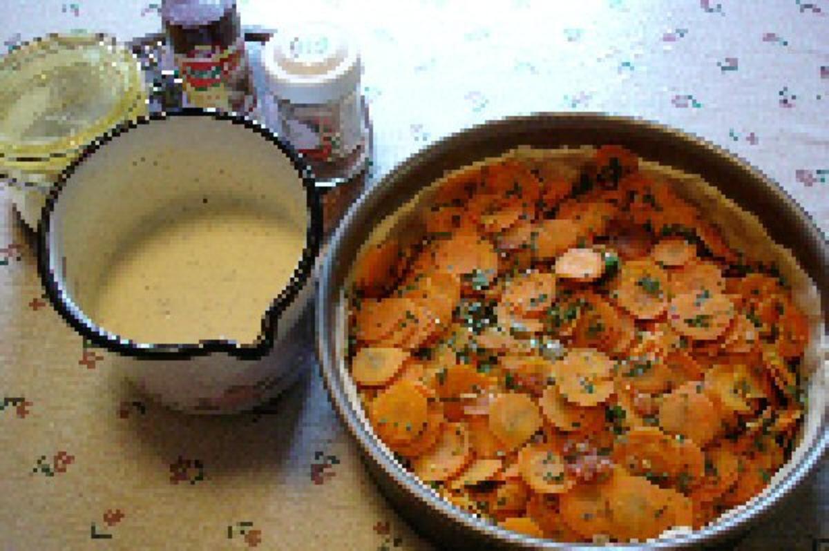 Karotten-Kräuter-Quiche - Rezept - Bild Nr. 3