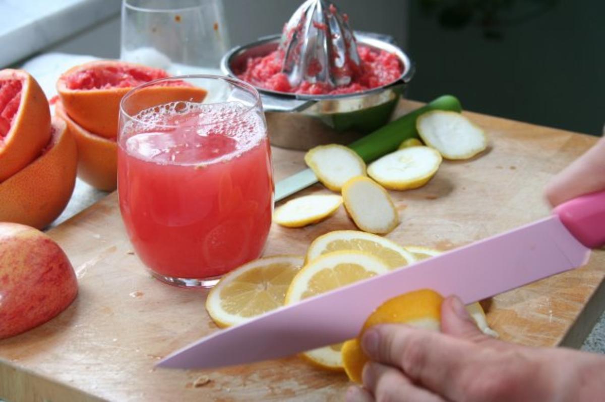 Holunderblütensirup mit Grapefruit - Rezept - Bild Nr. 2
