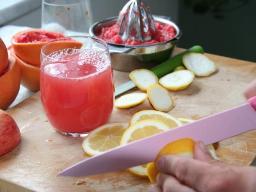 Holunderblütensirup mit Grapefruit - einfach - 270 kcal/100g
