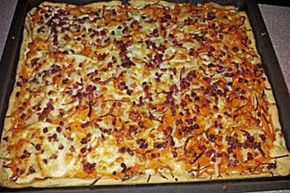 Kürbis-Pizza - Rezept