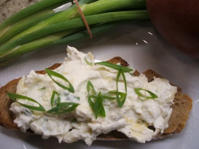 Frischkäse: Apfel und Zwiebel - Rezept