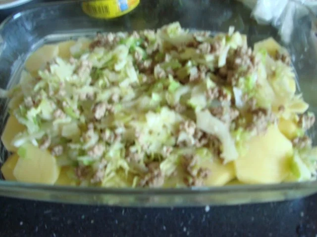 Spitzkohl im Kartoffelbett - Rezept - Bild Nr. 7