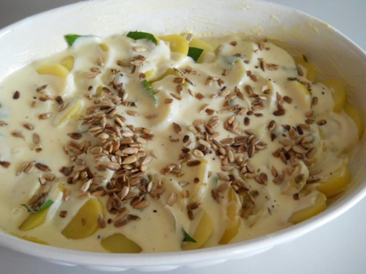 Bilder für Kartoffelgratin mit Ananas-Salbei - Rezept