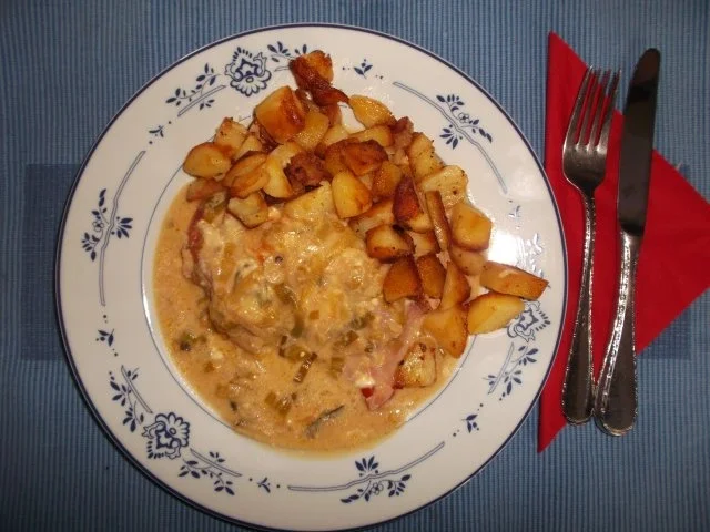 Rahm-Ofenschnitzel - Rezept