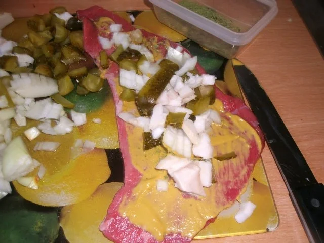 Rezept: Rotweinrouladen vom Rind und Schwein mit Speckrotkohl und Semmelknödel Bild Nr. 3 Rotweinrouladen vom Rind und Schwein mit Speckrotkohl und Semmelknödel - Rezept - Bild Nr. 3