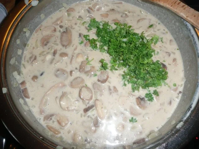 Rezept: Champignonomelett Bild Nr. 4 Champignonomelett - Rezept - Bild Nr. 4