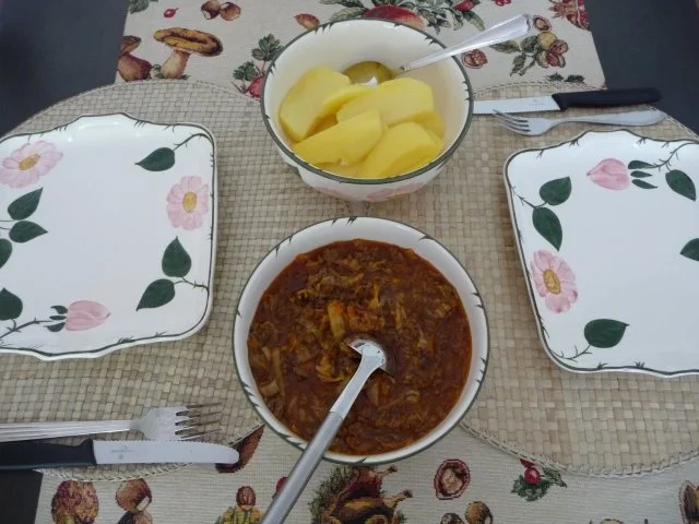 Rezept: Hackfleisch : Krautpfanne - Kalbshackfleisch mit Chinakohl Bild Nr. 9 Hackfleisch : Krautpfanne - Kalbshackfleisch mit Chinakohl - Rezept - Bild Nr. 9