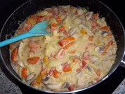 Gemüsepfanne mit Curry-Sosse - Rezept
