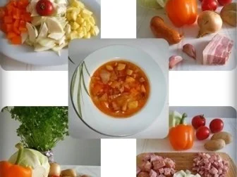 Herbstlicher Gemüseeintopf mit Kohl und Würstchen - Rezept - Bild Nr. 6