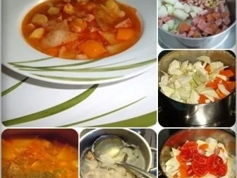 Herbstlicher Gemüseeintopf mit Kohl und Würstchen - Rezept - Bild Nr. 16