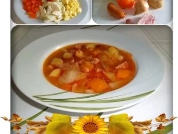 Herbstlicher Gemüseeintopf mit Kohl und Würstchen - Rezept - Bild Nr. 20