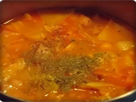 Herbstlicher Gemüseeintopf mit Kohl und Würstchen - Rezept - Bild Nr. 14