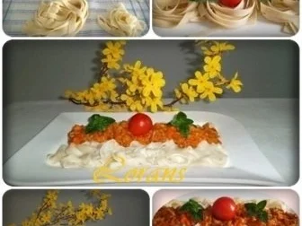 Bolognese Sauce mit selbstgemachten Bandnudeln - Rezept - Bild Nr. 5