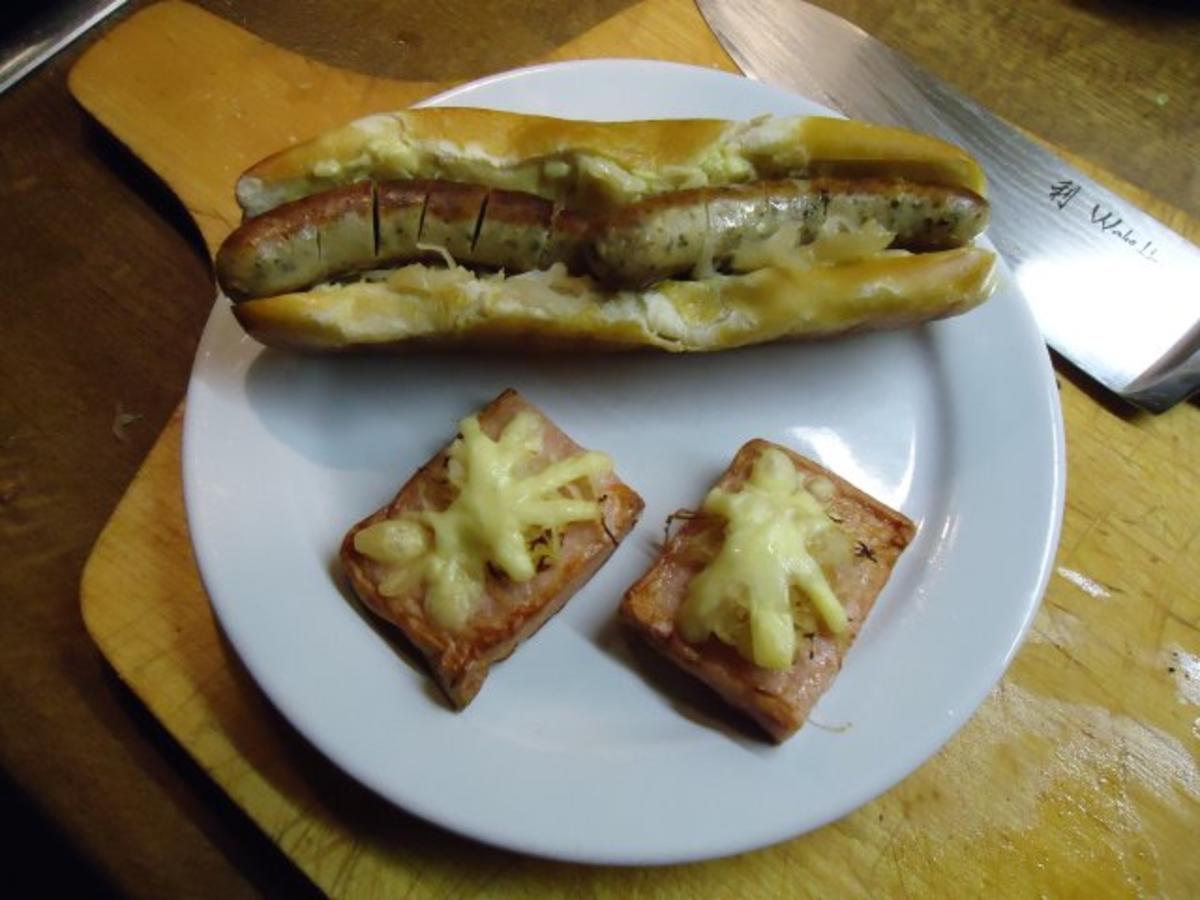 Hotdog "Bayrischer Art" - Rezept