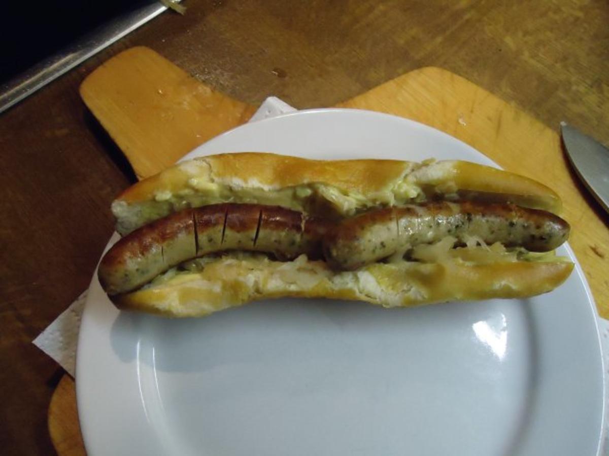 Hotdog "Bayrischer Art" - Rezept - Bild Nr. 5