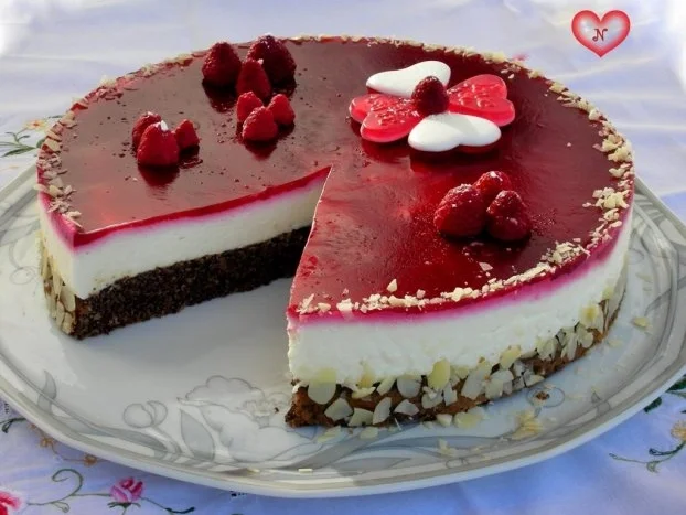 Mohn-Himbeertorte - Rezept - Bild Nr. 2