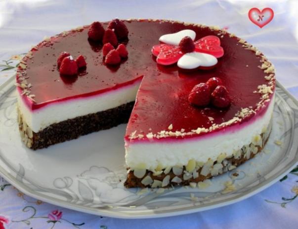 Mohn-Himbeertorte - Rezept mit Bild - kochbar.de