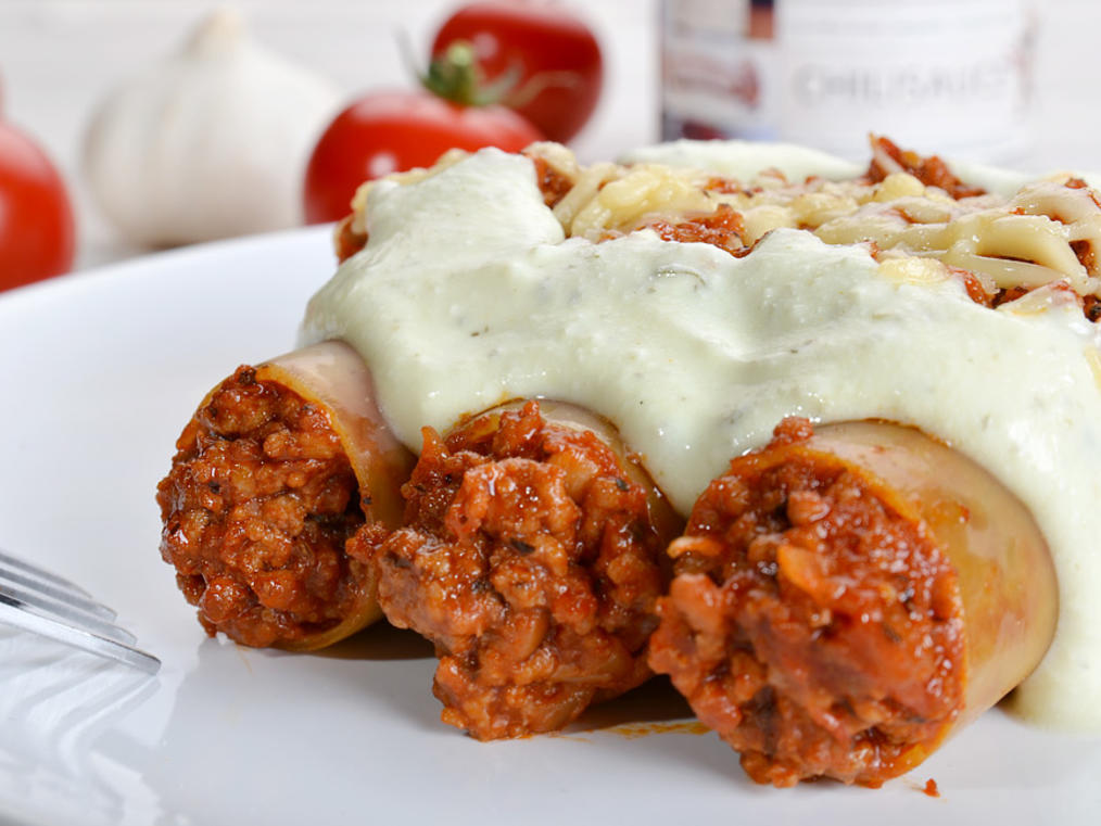 Cannelloni mit Hackfleisch und Käsesoße - einfach - von 150Koko678
