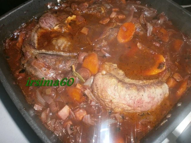 Rezept: In Rotwein geschmorte Beinscheiben Bild Nr. 6 In Rotwein geschmorte Beinscheiben - Rezept - Bild Nr. 6