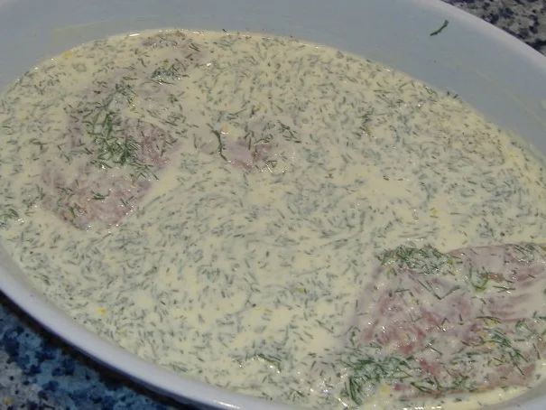 Zanderfilets,gratiniert mit Meerrettichsauce - Rezept - Bild Nr. 2