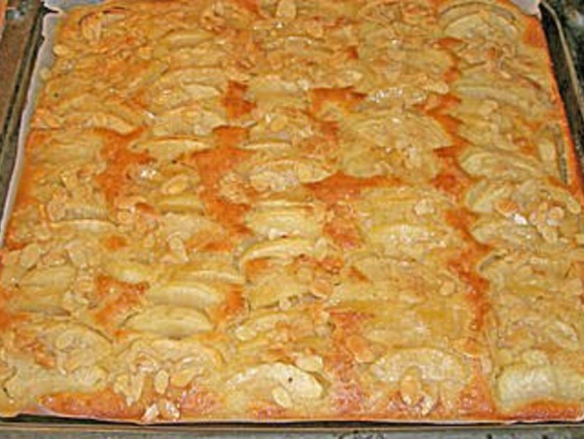 Apfelkuchen vom Blech - Rezept mit Bild - kochbar.de