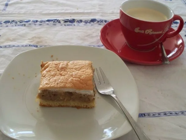 Apfelkuchen mit Eischneehaube - Rezept