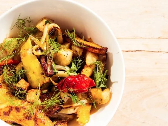 Rezept: Kürbis, Fenchel und Sellerie aus dem Ofen Bild Nr. 2 Kürbis, Fenchel und Sellerie aus dem Ofen - Rezept - Bild Nr. 2