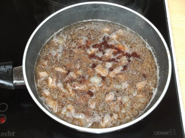 Fleisch: Lammbauch geschnetzelt mit Mischpilzen - Rezept - Bild Nr. 3