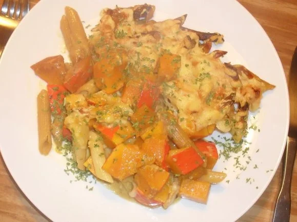 Kürbis - Nudel - Gratin - Rezept - Bild Nr. 2