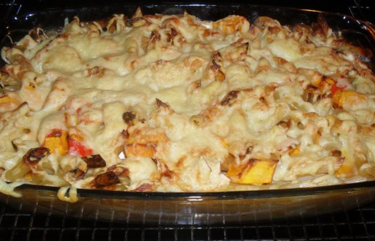 Kürbis - Nudel - Gratin - Rezept - Bild Nr. 5