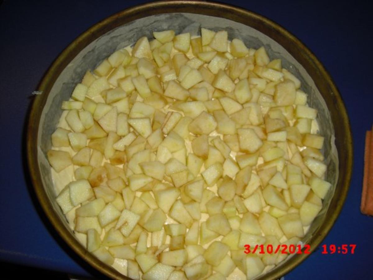 Apfelkuchen mit Streusel - Rezept