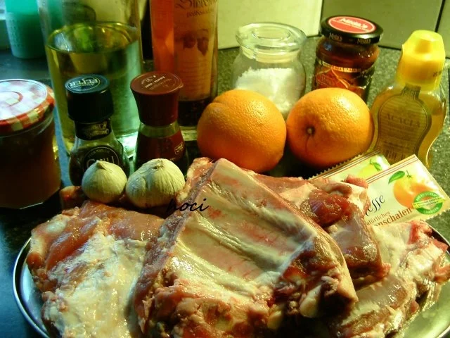 Rezept: süss scharfe Rippchen "auf's Haus" Bild Nr. 2 süss scharfe Rippchen "auf's Haus" - Rezept - Bild Nr. 2