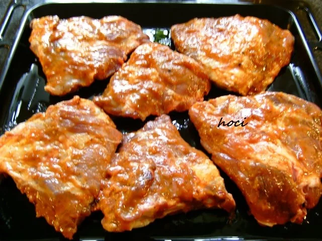 Rezept: süss scharfe Rippchen "auf's Haus" Bild Nr. 11 süss scharfe Rippchen "auf's Haus" - Rezept - Bild Nr. 11