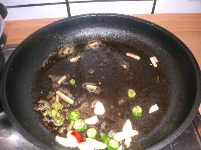 Gemüsewürstchenpfanne mit Kartoffelselleriestampf - Rezept - Bild Nr. 6