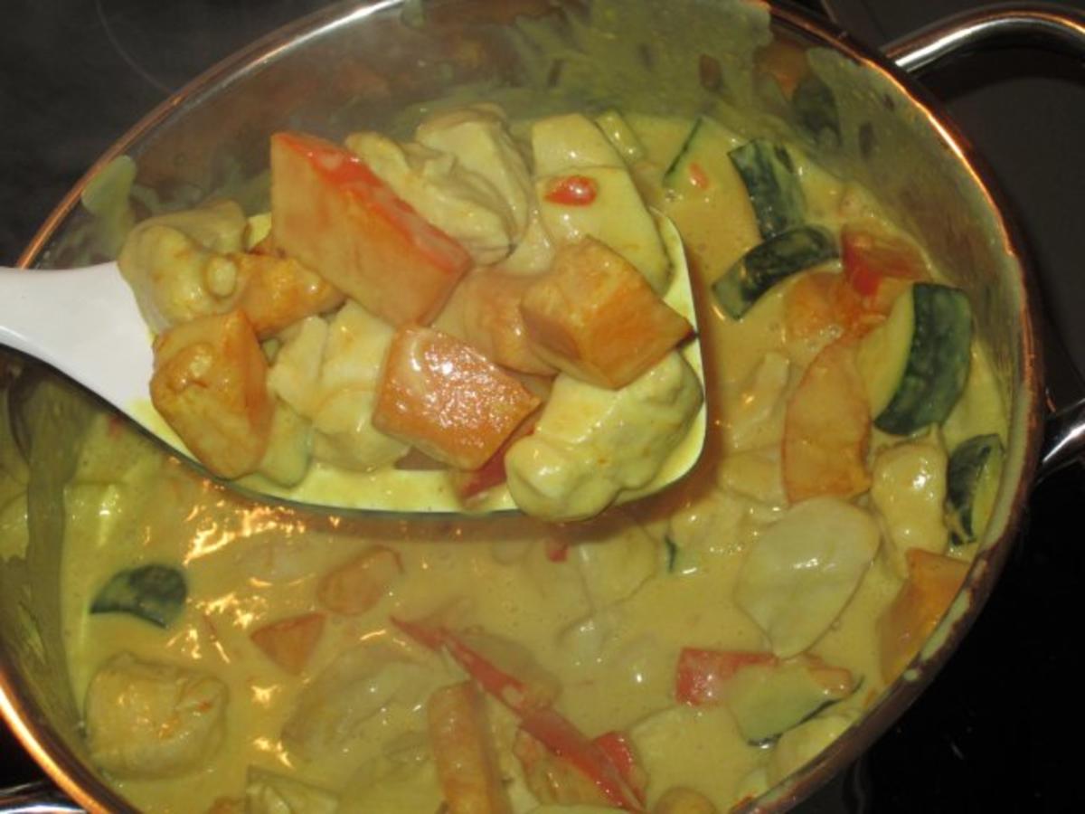 Curry-Kürbis-Hühnchen-Pfanne - Rezept - Bild Nr. 11