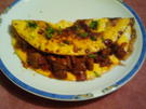 Feuriges Champignon-Omelette a la Achim - Rezept