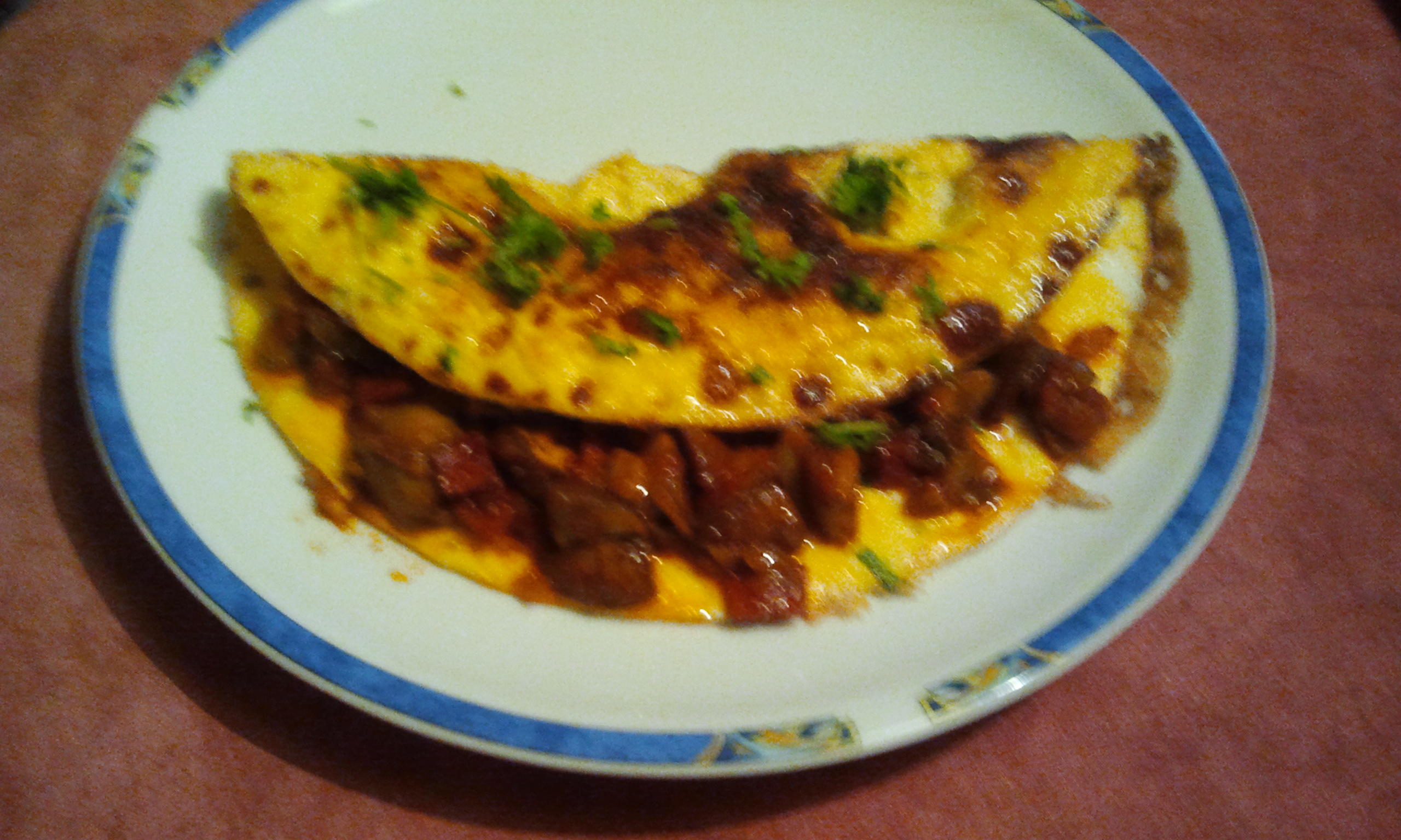 Bilder für Feuriges Champignon-Omelette a la Achim - Rezept