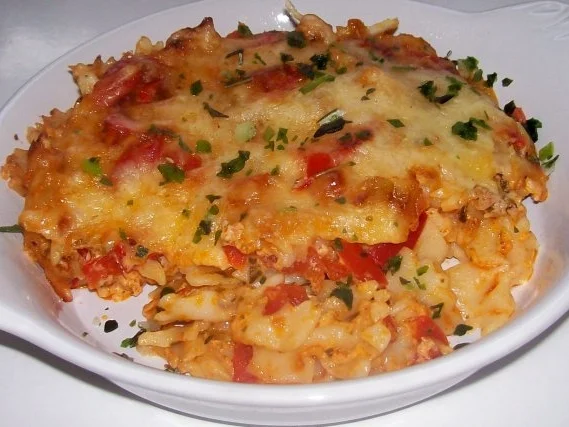 Rezept: Gemüse-Nudel-Gratin mit Thunfisch und Zitronen-Frischkäse-Soße Bild Nr. 10 Gemüse-Nudel-Gratin mit Thunfisch und Zitronen-Frischkäse-Soße - Rezept - Bild Nr. 10