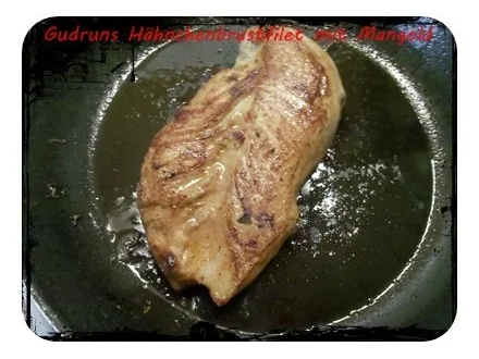 Rezept: Geflügel: Hähnchenbrustfilet mit Mangold Bild Nr. 10 Geflügel: Hähnchenbrustfilet mit Mangold - Rezept - Bild Nr. 10