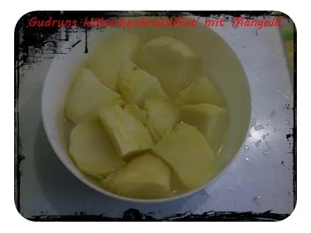 Rezept: Geflügel: Hähnchenbrustfilet mit Mangold Bild Nr. 13 Geflügel: Hähnchenbrustfilet mit Mangold - Rezept - Bild Nr. 13