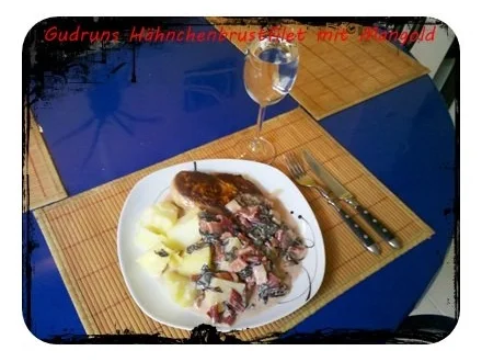 Rezept: Geflügel: Hähnchenbrustfilet mit Mangold Bild Nr. 16 Geflügel: Hähnchenbrustfilet mit Mangold - Rezept - Bild Nr. 16